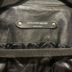 Alexander McQueen Men's Black Leather Bag